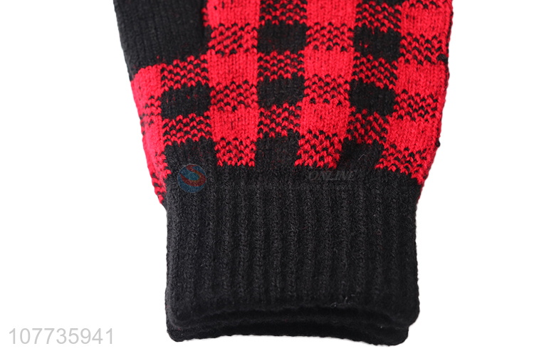 Hot sale knitted gloves keep warm winter gloves