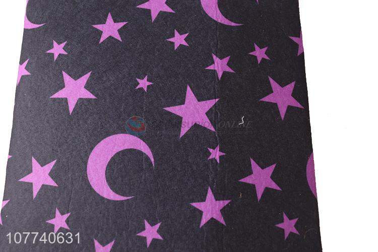 Hot selling custom long strip felt starry sky decorative cloth