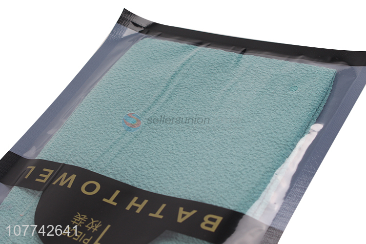 Hot sale exfoliating soft bath glove scrub towel 