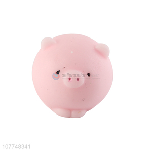 Good quality pig shape soft anti-stress squeeze toys