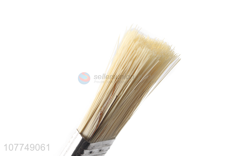 Wholesale decoration painting tools flat paint brush with wooden handle