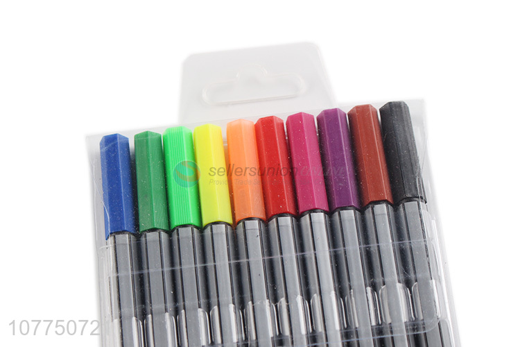 Promotional 10 colors fine line markers fine line pens