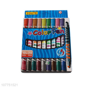 Hot sale 10 colors dual heads water color pens art mark pen