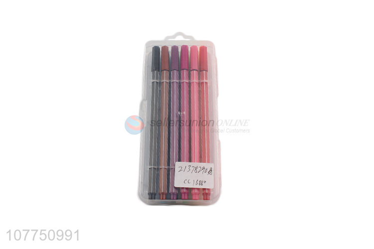 Wholesale non-toxic 12 colors drawing marker pens fine line markers