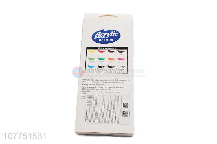 Factory price 12 colors 9ml acrylic paint for artist painting