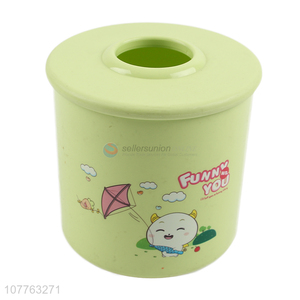 New arrival cartoon design round paper towel box tissue box