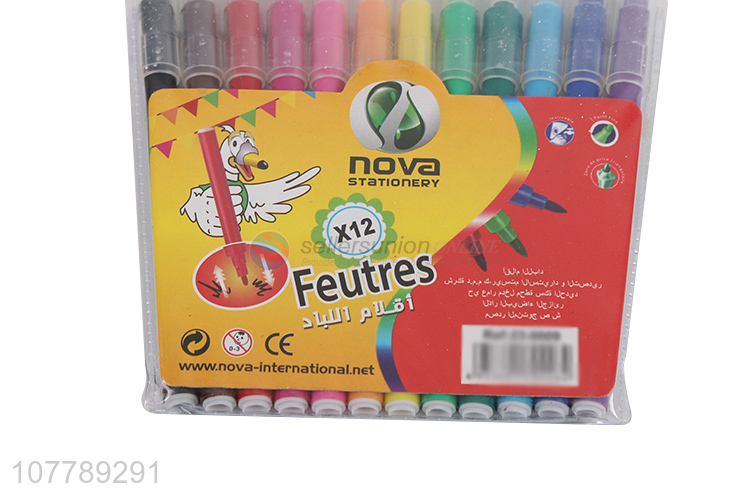 Wholesale color brush student multicolor note highlighter pen