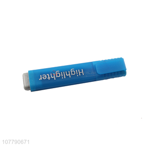 China factory plastic highlighter pen for office and school