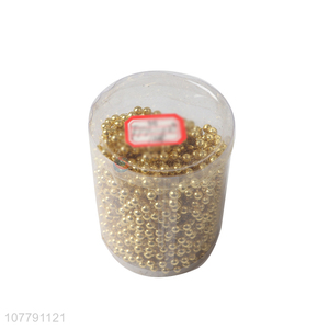 Wholesale cheap price gold christmas party beads decorations