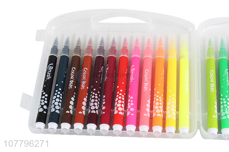 High quality children educational watercolor pen boxed 24 color pen