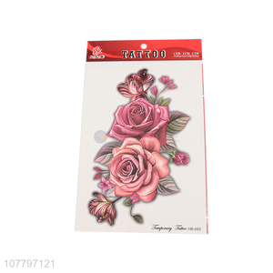 Good price flower pattern body decoration tattoo stickers