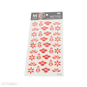 Popular product red non-toxic tattoo sticker for sale