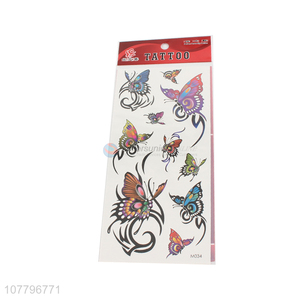 High quality colourful butterfly pattern tattoo sticker