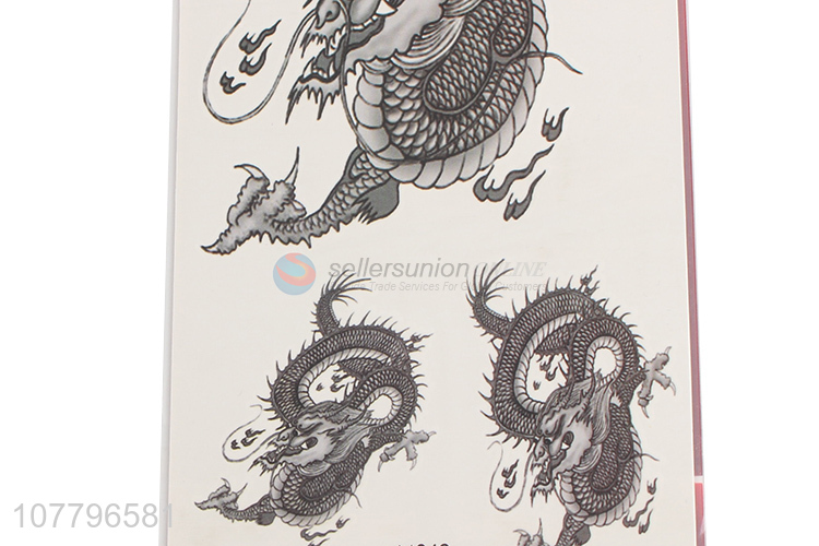 Cheap price temporary tattoo arm tattoo sticker with dragon pattern