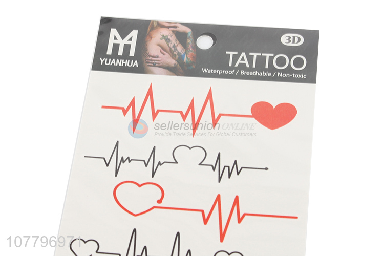 Temporary body waterproof tattoo stickers with low price
