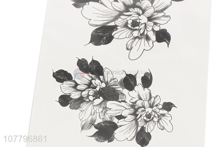 High quality long lasting flower pattern tattoo sticker