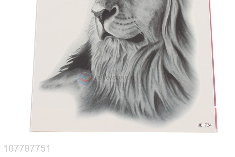 Top product lion shape tattoo stickers body art