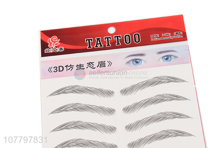 Wholesale cheap price women temporary eyebrow tattoo sticker