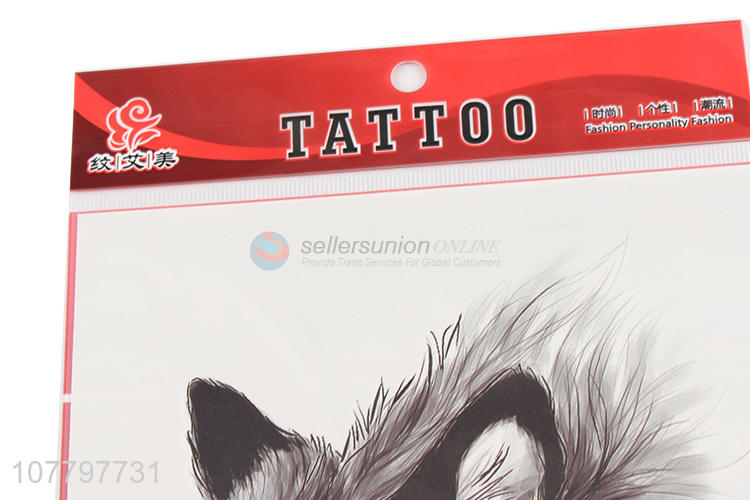 New design animal shape fake paper temporary tattoo stickers