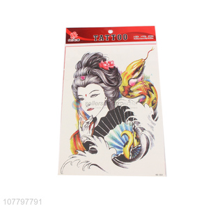 Excellent quality fashion womam tattoo stickers body art