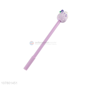 Wholesale cute purple cartoon office signature pen