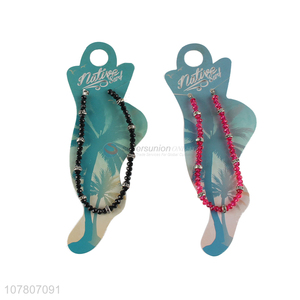 Yiwu wholesale handmade anklet adjustable anklet