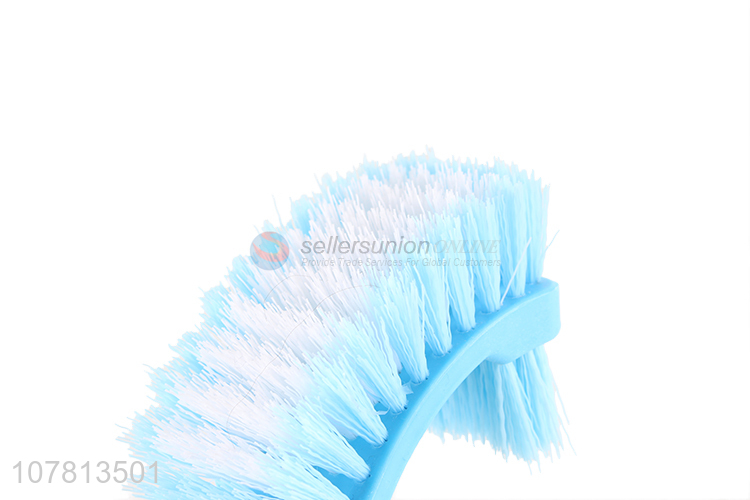 Wholesale double sided long handle plastic toilet brush for bathroom