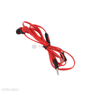 Yiwu wholesale red universal in-ear mobile phone headset