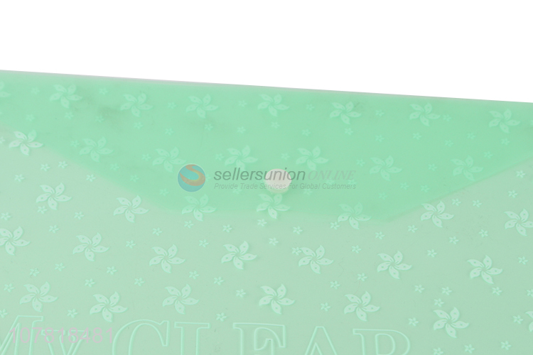 New arrival green printing universal office file bag