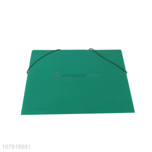 Hot sale green office paper bag student stationery bag