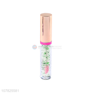 Hot selling multicolor liquid fruity lip gloss ladies lipstick