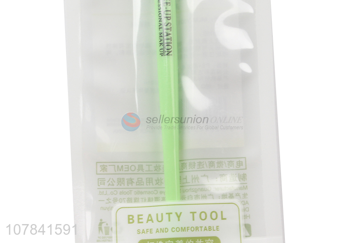 China wholesale green multifunctional eye brush for ladies