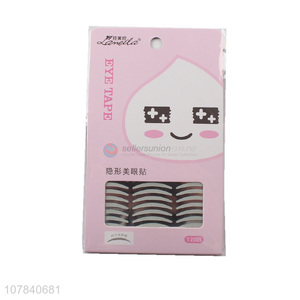 Hot selling transparent invisible double eyelid stickers for ladies