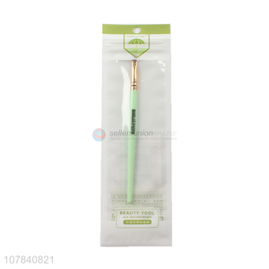Factory direct green plastic lip brush universal makeup brush