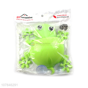 China export green cartoon frog toothbrush holder