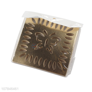 New arrival golden hollow butterfly universal coaster