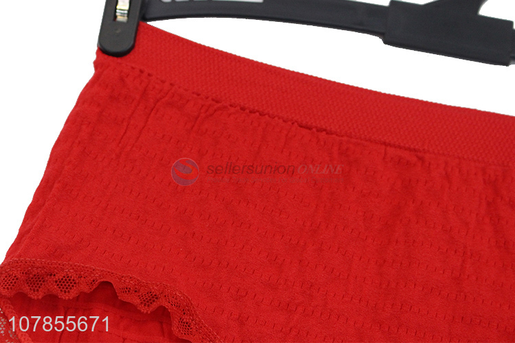 New style red sexy fashion cotton women panties underwear