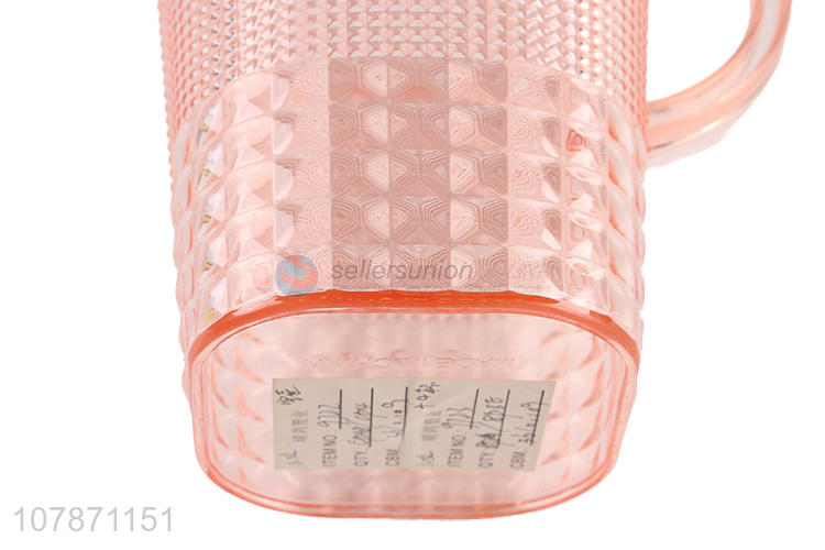 New arrival trendy food grade plastic water jug with 4 cups