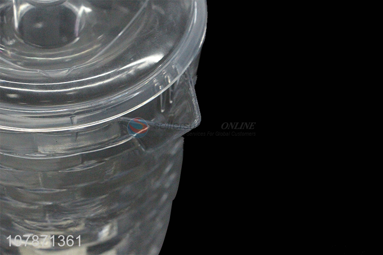 Best selling transparent high capacity plastic cold water jug