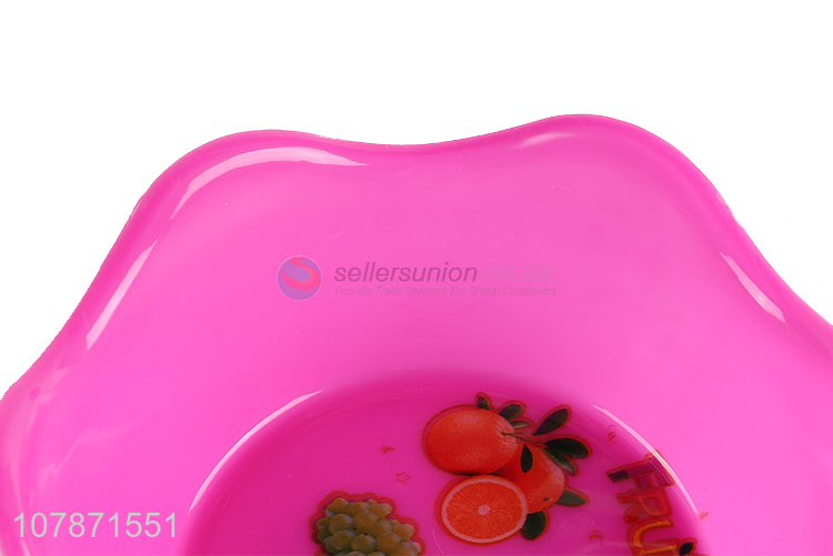 New product household plastic fruit plate kitchen food bowl