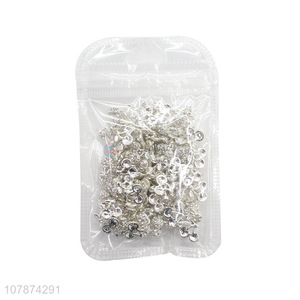 High quality silver cherry metal nail art decoration accessories