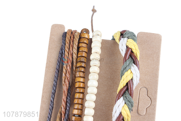 New style decorative jewelry handmade braided bracelet for sale