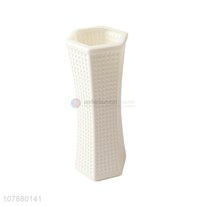 Excellent quality simple imitation ceramic flower vase for wedding decoration