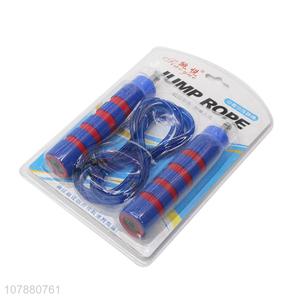 China supplier steel wire weighted speed skipping rope jump rope