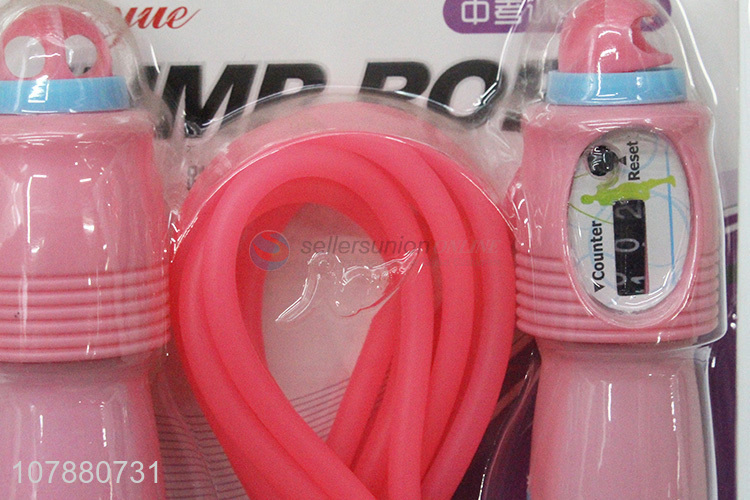 Good quality fashionable girls pvc skipping rope with counter