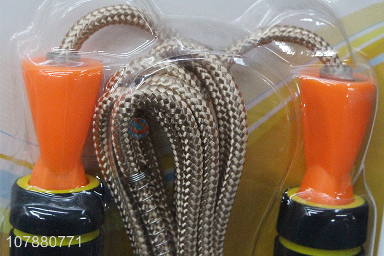 New product comfort grip skipping rope training jump rope