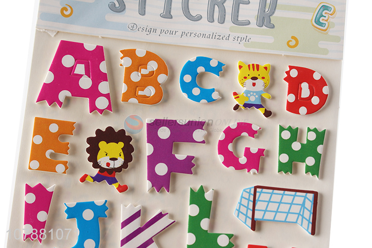 Good price multicolor cartoon three-dimensional character stickers