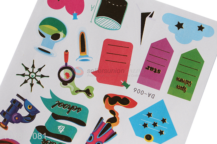 High quality creative cartoon stickers decorative three-dimensional stickers