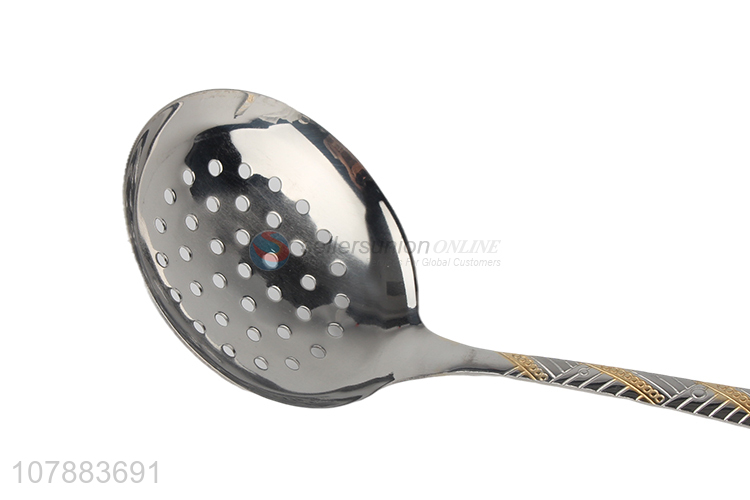 New arrival stainless steel durable slotted spoon for tableware
