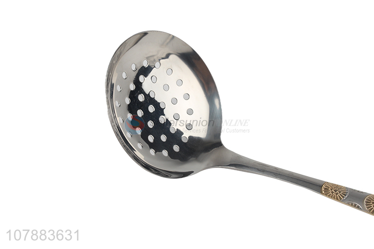 Best sale stainless steel durable slotted spoon for kitchen